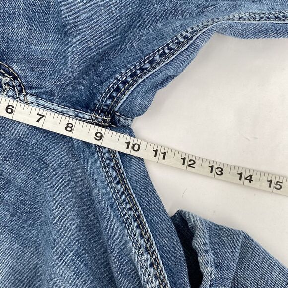 Silver Jeans Womens Stretch Mid Rise Bootcut Suki Flap Denim Jeans Blue 30/29 31 - Picture 13 of 14